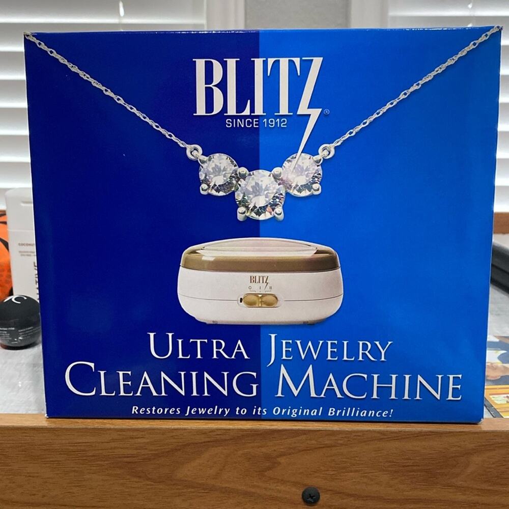 New Blitz‎ ultra jewelry cleaning machine for everything from pearls to diamonds